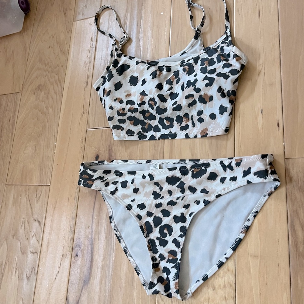Aerie leopard print bikini size xs/s